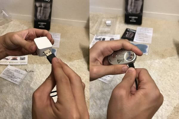 バタフライアブスの準備の方法を伝える写真