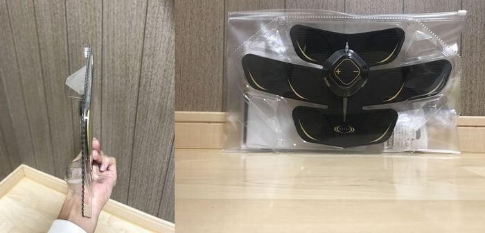 3D Shaperの薄さを紹介する写真