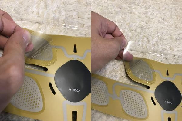 3D Shaperのジェルシートを張り付ける手順紹介の3枚目の写真